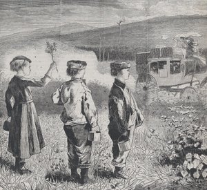 On the Road to Lake George Appletons Journal, Vol. I, 24. juli 1869. af Unbekannt