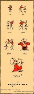 En, to, tre, fire, fem, seks, syv - Abdulla No7, 1947 af Unbekannt