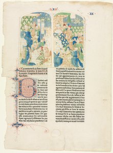 Indledende side af bog IX af Valerius Maximuss 1476 af Unbekannt