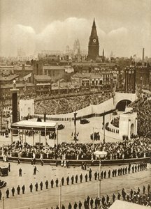 Åbning af Mersey Tunnel, Liverpool, 18. juli 1934, 1935. af Unbekannt