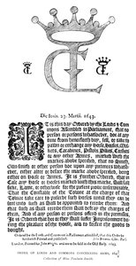 Lords and Commons Order angående våben, 16431644, 1893 af Unbekannt