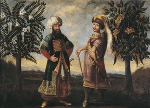 Orientalerne, ca 1681-1682 af Unbekannt