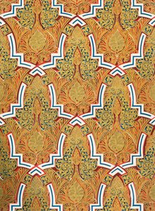 Ornament i paneler på væggene, Court of the Mosque, 1907. af Unbekannt