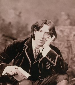 Oscar Wilde, irsk født dramatiker og humor, 1882 af Unbekannt