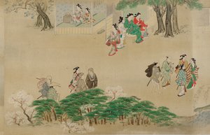Friluftsliv, Edo-perioden, 1615-1868. af Unbekannt