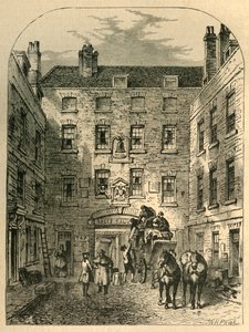 Ydre Court of La Belle Sauvage i 1828, 1897. af Unbekannt