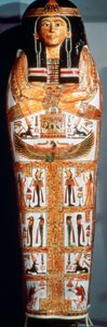 Ydre kiste af Henettawy, c1040-991 f.Kr af Unbekannt
