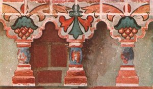 Malet galleri i Johannes Døberens Kirke i Toltshkovo i Jaroslaw, Rusland, c1695, 1928. af Unbekannt
