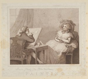 Maleri, 1784 ., 1784 . af Unbekannt