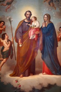 Maleri i helligdommen Maria Ausiliatrice, Valdocco, Torino, Italien af Unbekannt
