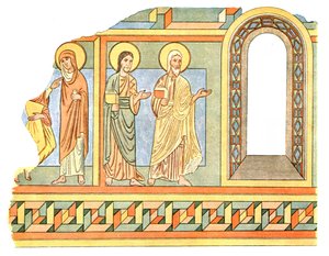 Gemälde im Kirchenschiff der Tybjerg Kirche, Praesto County, Dänemark von Unbekannt