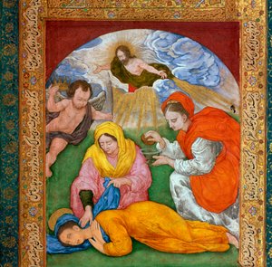 Maleri af Sankt Cecilias martyrium, 3. århundrede. af Unbekannt
