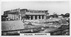 Palace, Pudukottai, Tamil Nadu, Indien, c1925 af Unbekannt