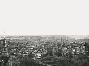 Panorama af byen Boston, USA, 1895. af Unbekannt