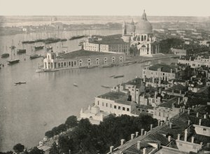 Panorama af byen Venedig, Italien, 1895. af Unbekannt