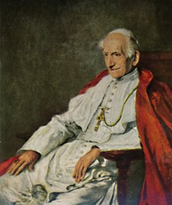 Pave Leo XIII 1810-1903. - Maleri af Fülöp, 1934. af Unbekannt