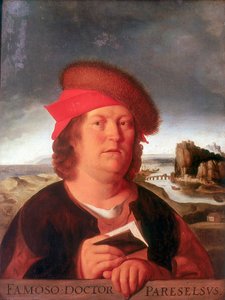 Paracelsus Aracelsus 1493-1541, schweizisk-født tysk læge og alkymist af Unbekannt
