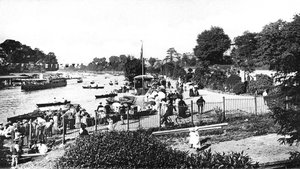 Parkers Ferry, Surbiton, 1909 af Unbekannt
