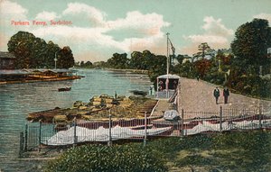 Parkers Ferry, Surbiton, c1907 af Unbekannt