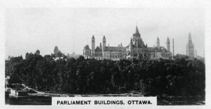 Parlamentsbygninger, Ottawa, Canada, c1920