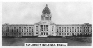 Parlamentsbygninger, Regina, Saskatchewan, Canada, c1920