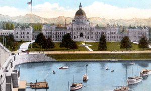 Parlamentsbygninger, Victoria, British Columbia, Canada, omkring 1900-tallet af Unbekannt