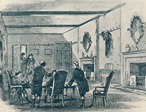 Parlor of the Three Crowns Inn, Lichfield, 1907 af Unbekannt