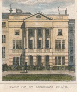 En del af St. Andrews Place, 1800-tallet. af Unbekannt