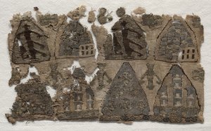 Del af en relikviepose, 1250-1299. af Unbekannt