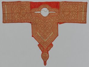 En del af en kvindekjole, 1800-tallet - begyndelsen af 1900-tallet. af Unbekannt