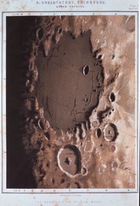 En del af månens overflade, 1857 af Unbekannt