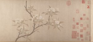 Pæreblomster, ca. 1280. af Unbekannt