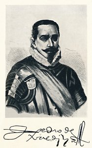 Pedro De Valdivia, c1879, 1911 af Unbekannt