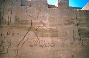 Farao Seti, Slavefangelse, Luxor, Egypten af Unbekannt