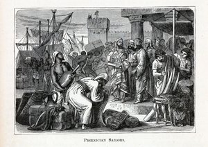 Føniciske sømænd, 1882 af Unbekannt