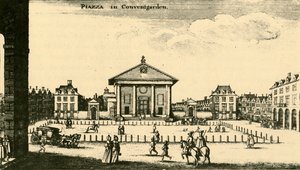 Piazza i Covent Garden, 1700-tallet, 1925. af Unbekannt
