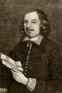 Billede af Edward Winslow, i puritansk kjole, 1644, 1937. af Unbekannt