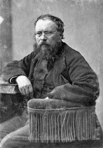 Pierre Joseph Proudhon, fransk mulualistisk politisk filosof, c1845-1868 af Unbekannt