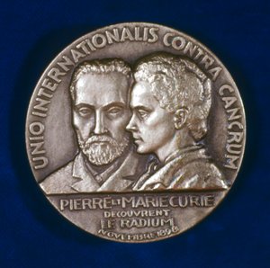 Pierre og Marie Curie, franske videnskabsmænd af Unbekannt