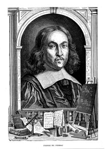 Pierre de Fermat, fransk matematiker fra det 17. århundrede, 1870 af Unbekannt