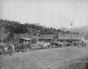 Pikes Peak Col. Toll Road, c1897. af Unbekannt