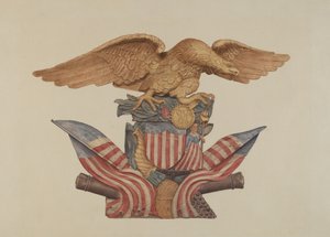 Pine Ornament Eagle, 19351942. af Unbekannt