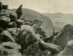 Pinnacle & Organ Pipes, Mount Wellington, 1901. af Unbekannt