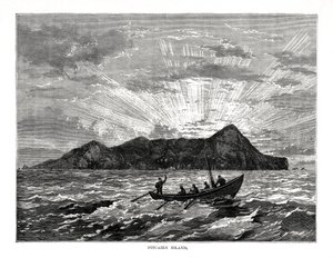 Pitcairn Island, Stillehavet, 1877 af Unbekannt