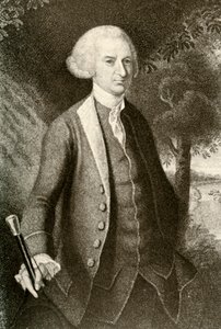 Almindeligt, men smukt herrekostume i Pennsylvania ved revolutionens udbrud, c1765, 1937 af Unbekannt