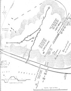 Plan for slaget ved Tel-El-Kebir, 13. september 1882, c1882. af Unbekannt