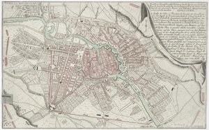 Plan for Berlin 1760 af Unbekannt