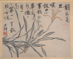 Planter og grøntsager, dateret 1740. af Unbekannt