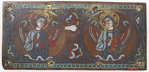 Plaque fra en Chasse, fransk, 1200-tallet. af Unbekannt