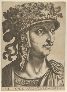 Plade 11: Titus Vespasian ser til højre, fra 